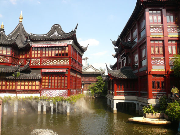traditionelles Teehaus Shanghai
