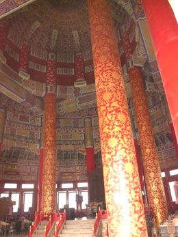 Innenansicht Pagode Beijing